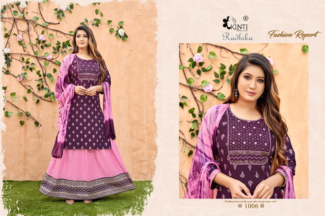 Radhika By Kinti 1001-1006 Readymade Salwar Suits Catalog